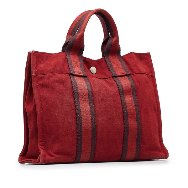 Red Hermes Fourre Tout PM Handbag – Designer Revival