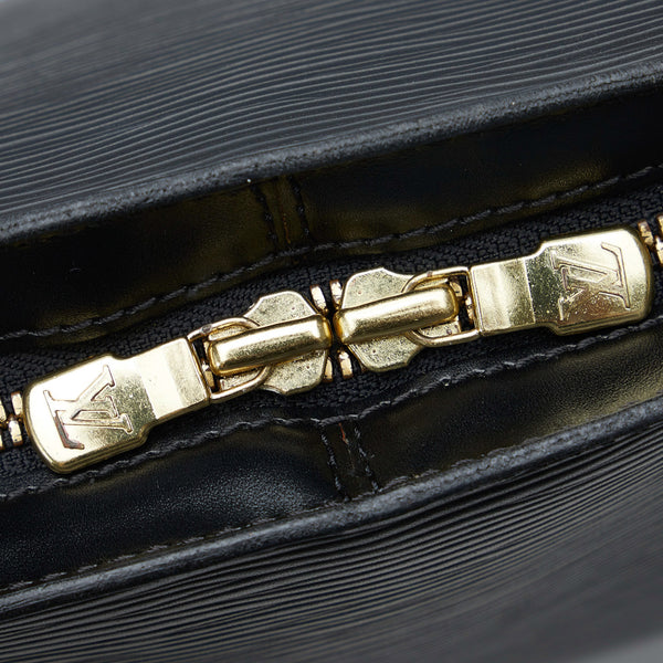 Louis Vuitton Lussac Black Epi Leather Vintage Bag 
