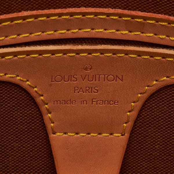 Pre-owned Louis Vuitton 2005 Monogram Mini Ellipse Pouch In Brown