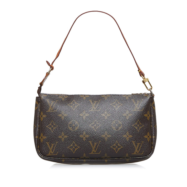 RvceShops Revival, Brown Louis Vuitton Monogram Pochette Accessoires  Baguette