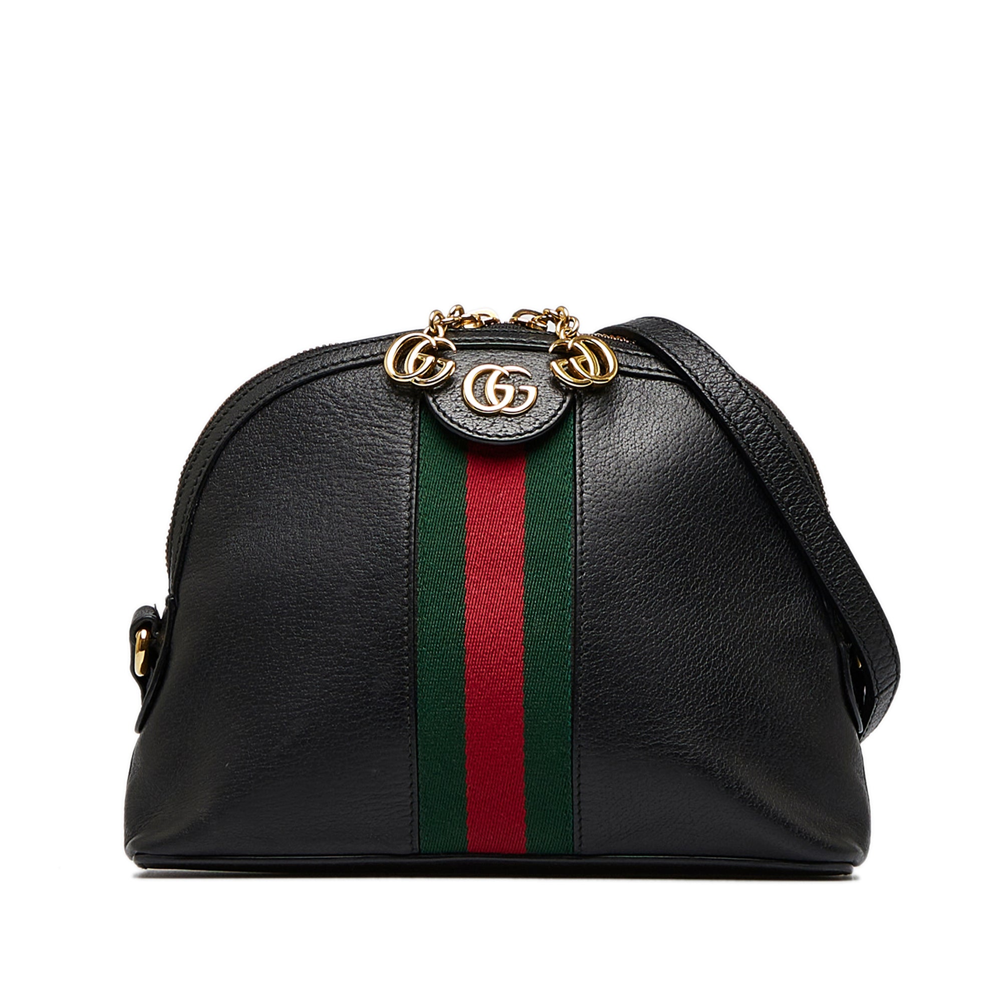 Gucci, Bags, Gucci Gg Domed Ophidia Key Case Web