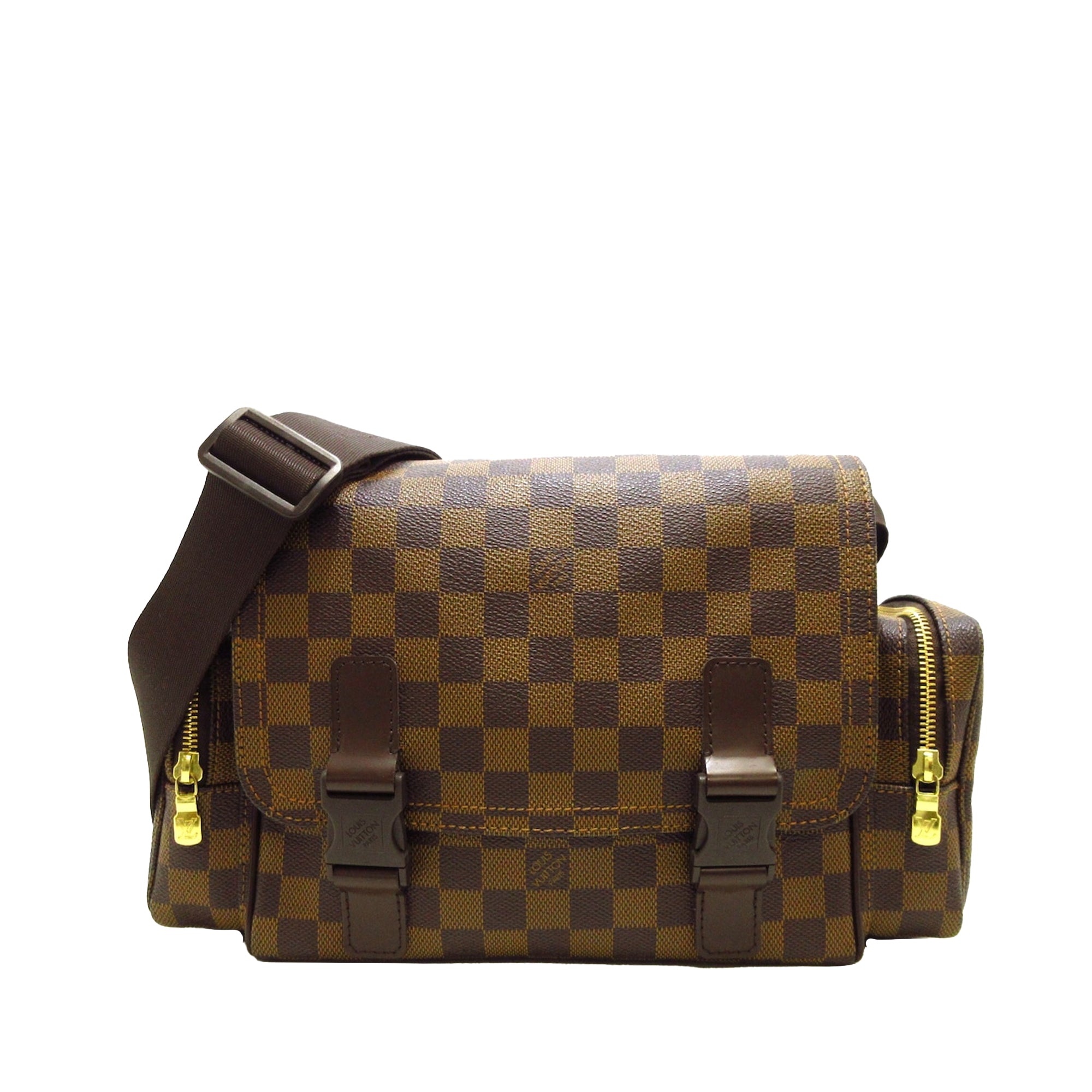 Louis Vuitton Damier Ebene Pochette Melville Messenger Bag