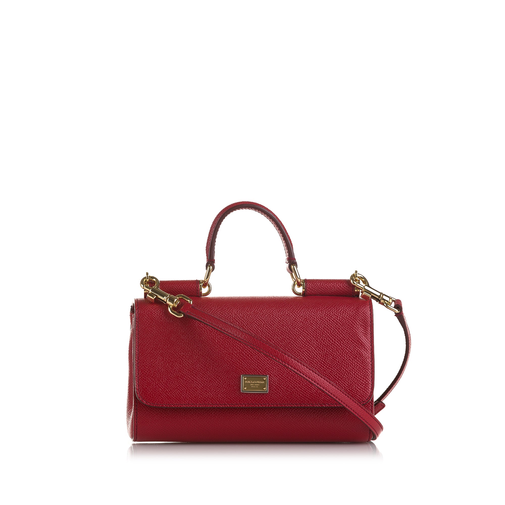 Dolce & Gabbana Red Miss Sicily Von Bag