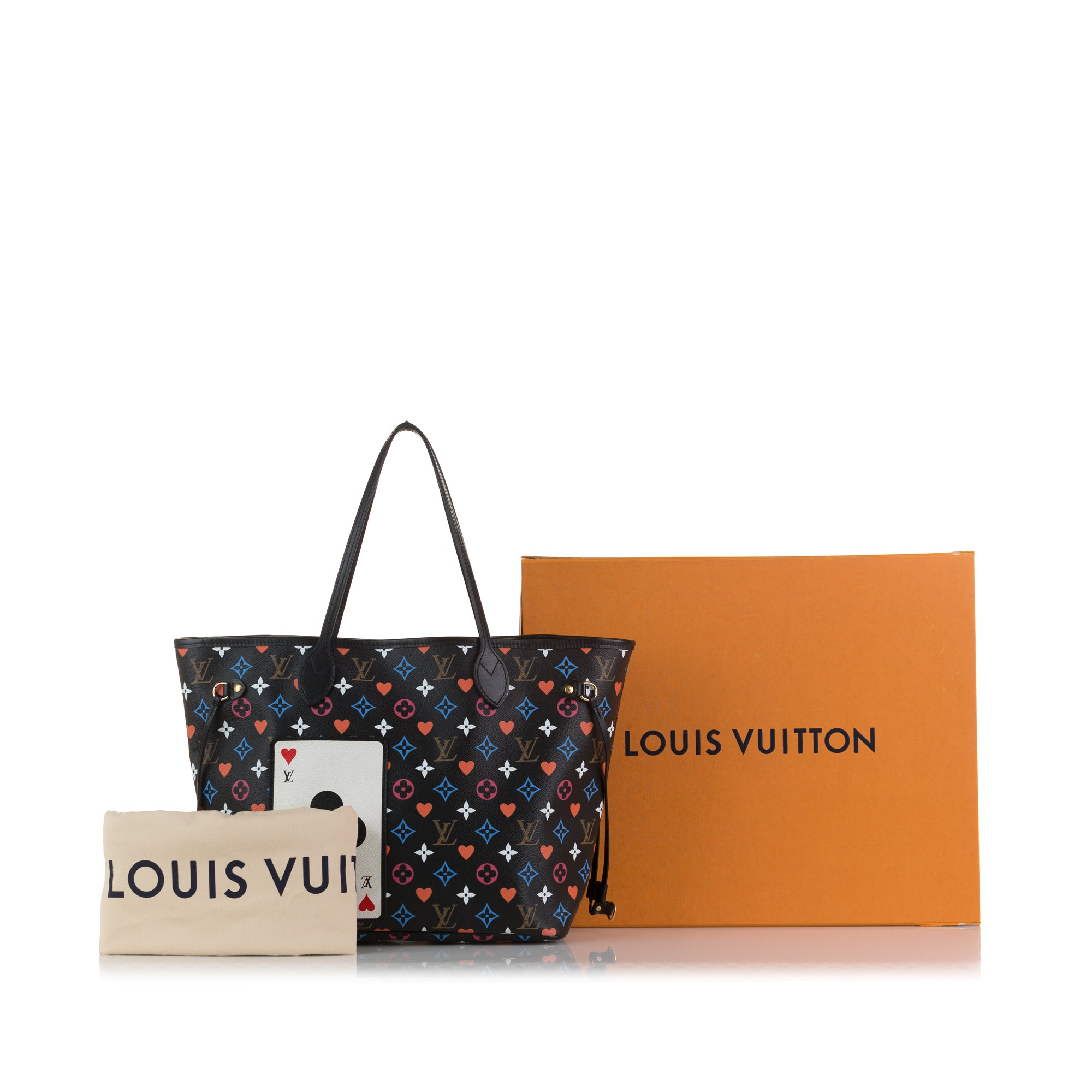 Louis Vuitton Neverfull Monogram Canvas Tote Shoulder Bag