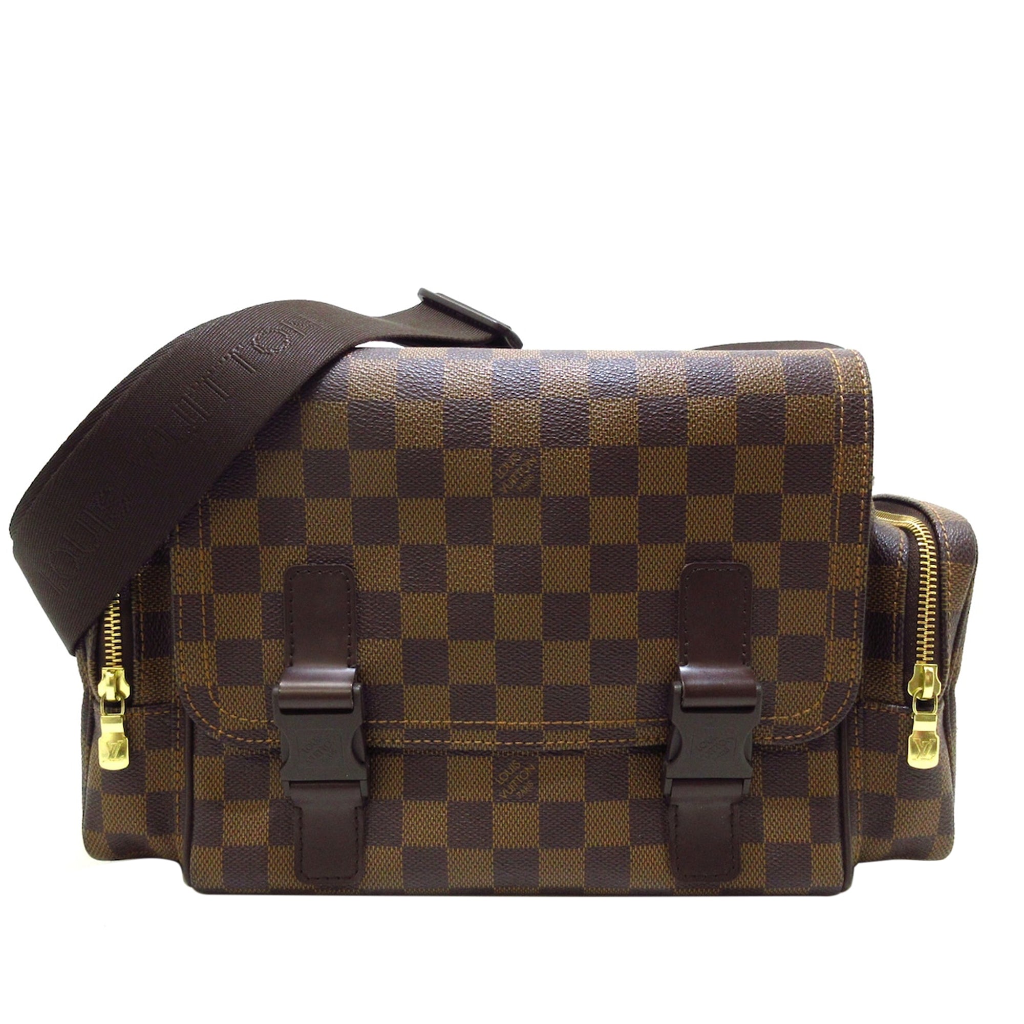 Brown Louis Vuitton Damier Ebene Melville Reporter Crossbody Bag – Designer  Revival