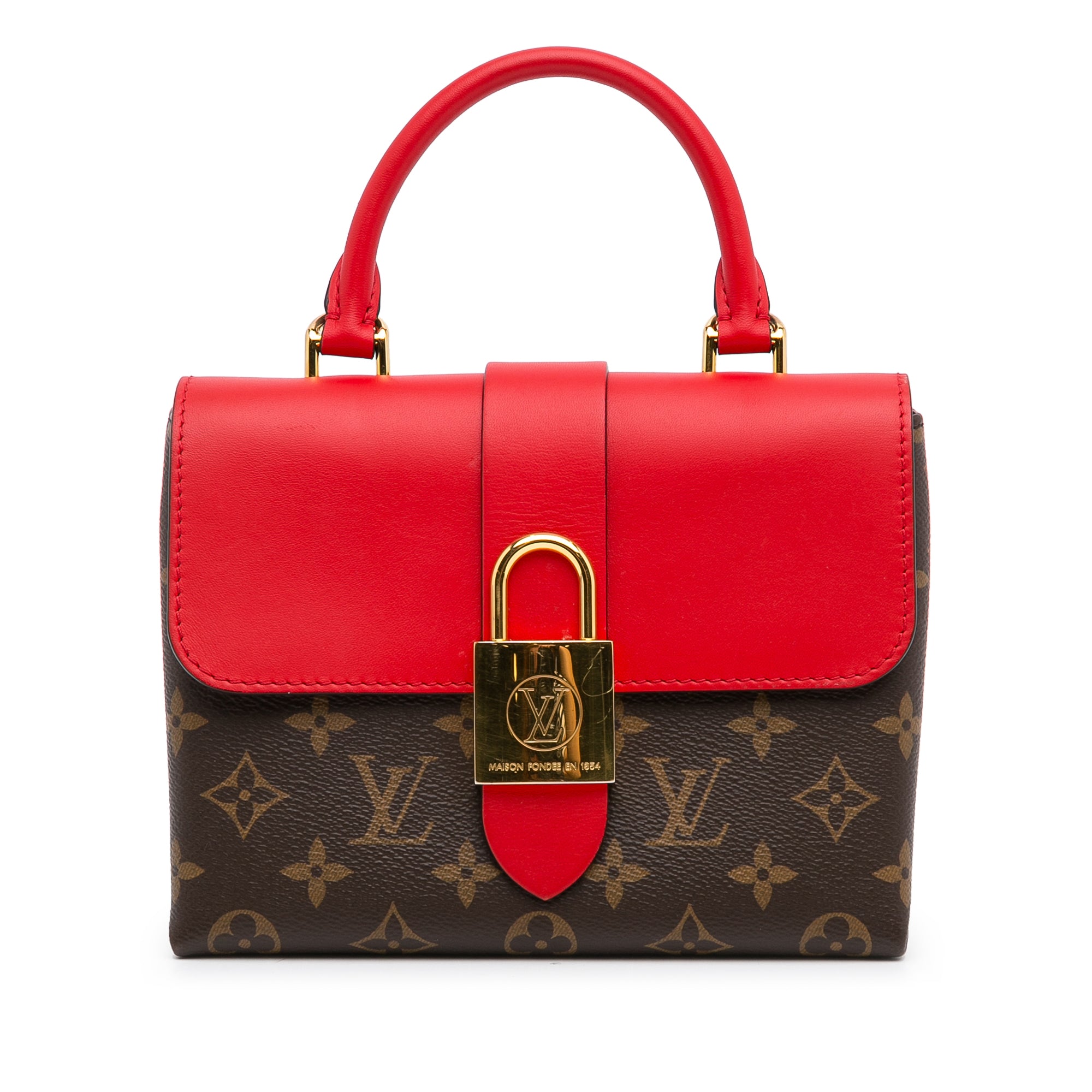 Louis Vuitton Monogram Pallas Bb Red