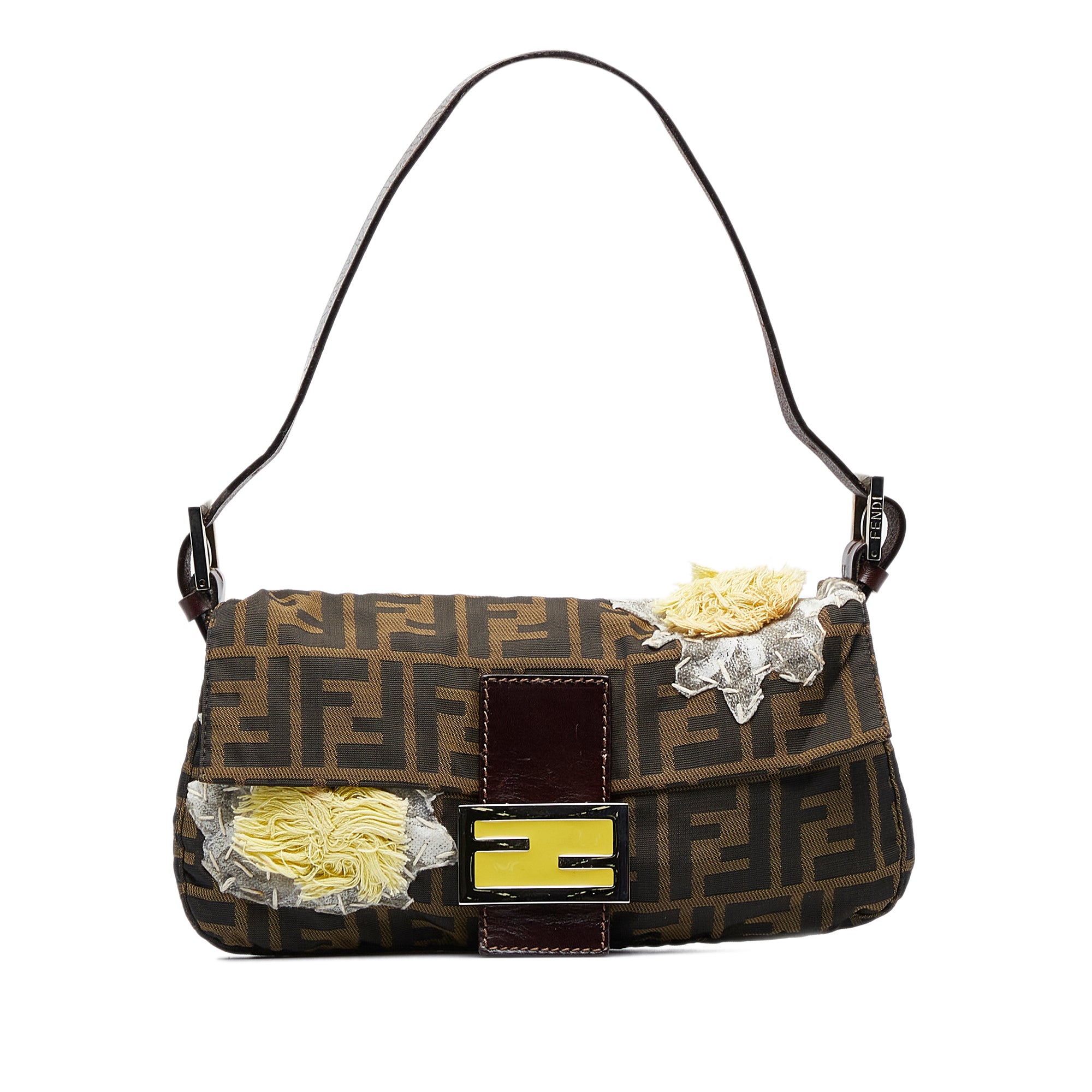 Fendi Authenticated Baguette Clutch Bag