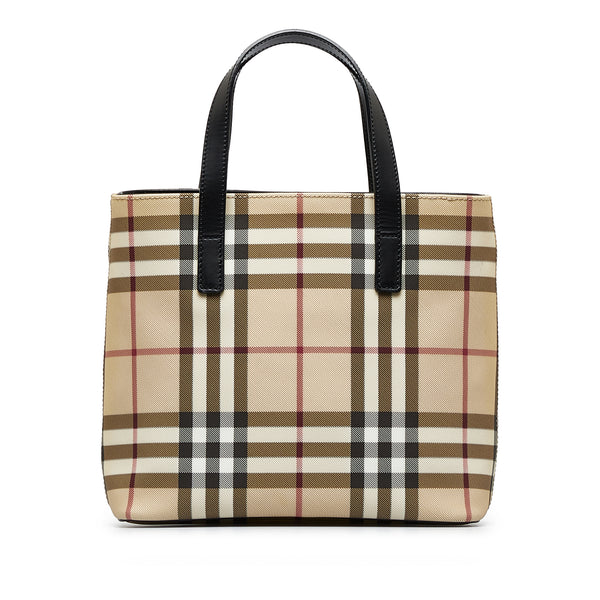 Burberry Check Tote Bag