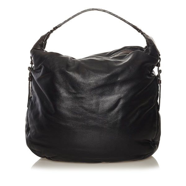 Black Bvlgari Logomania Shoulder Bag – Designer Revival