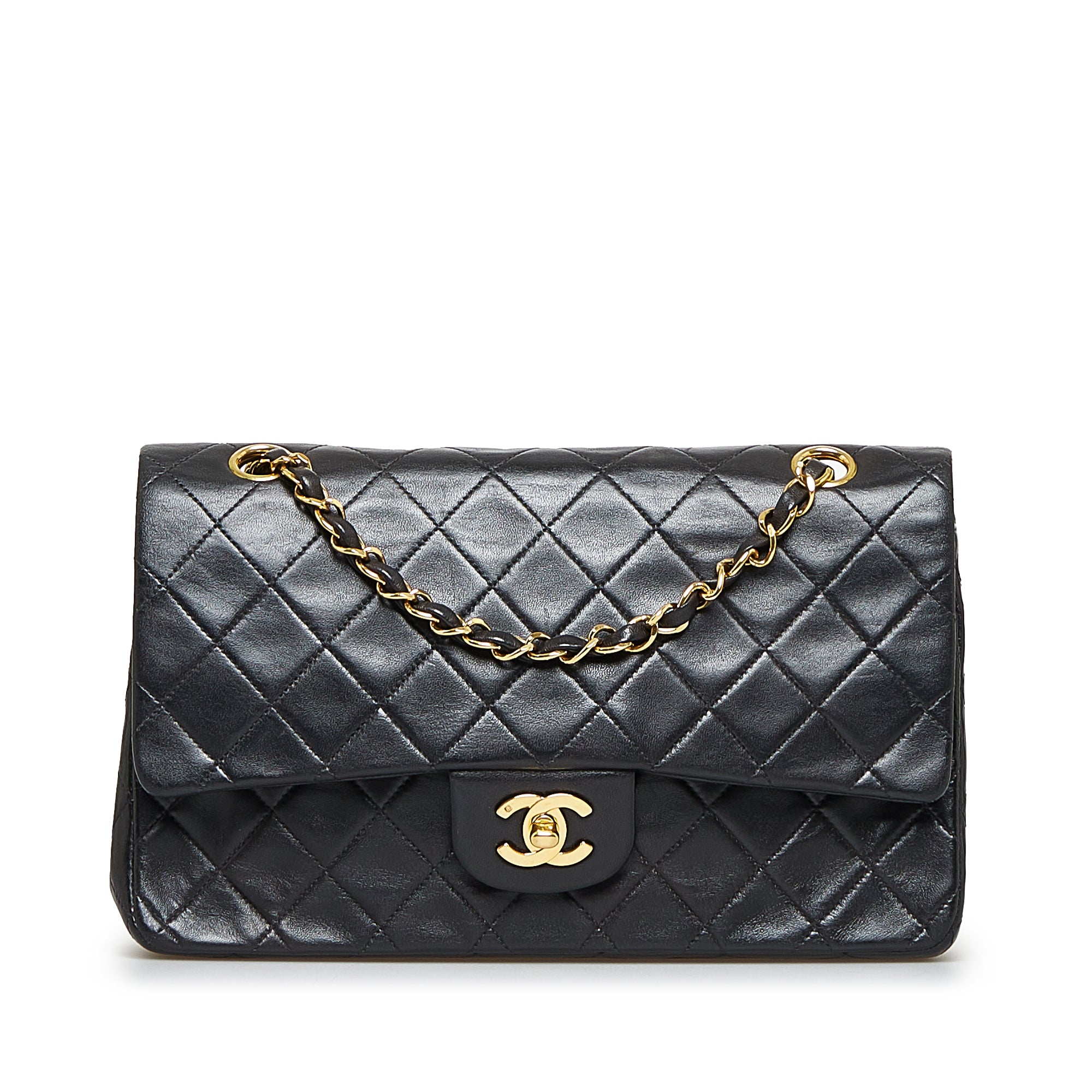 Black Chanel Medium Double flap bag
