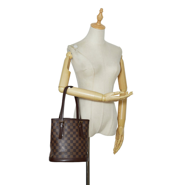 Louis Vuitton Damier Ebene Marais Bucket Bag at Jill's Consignment