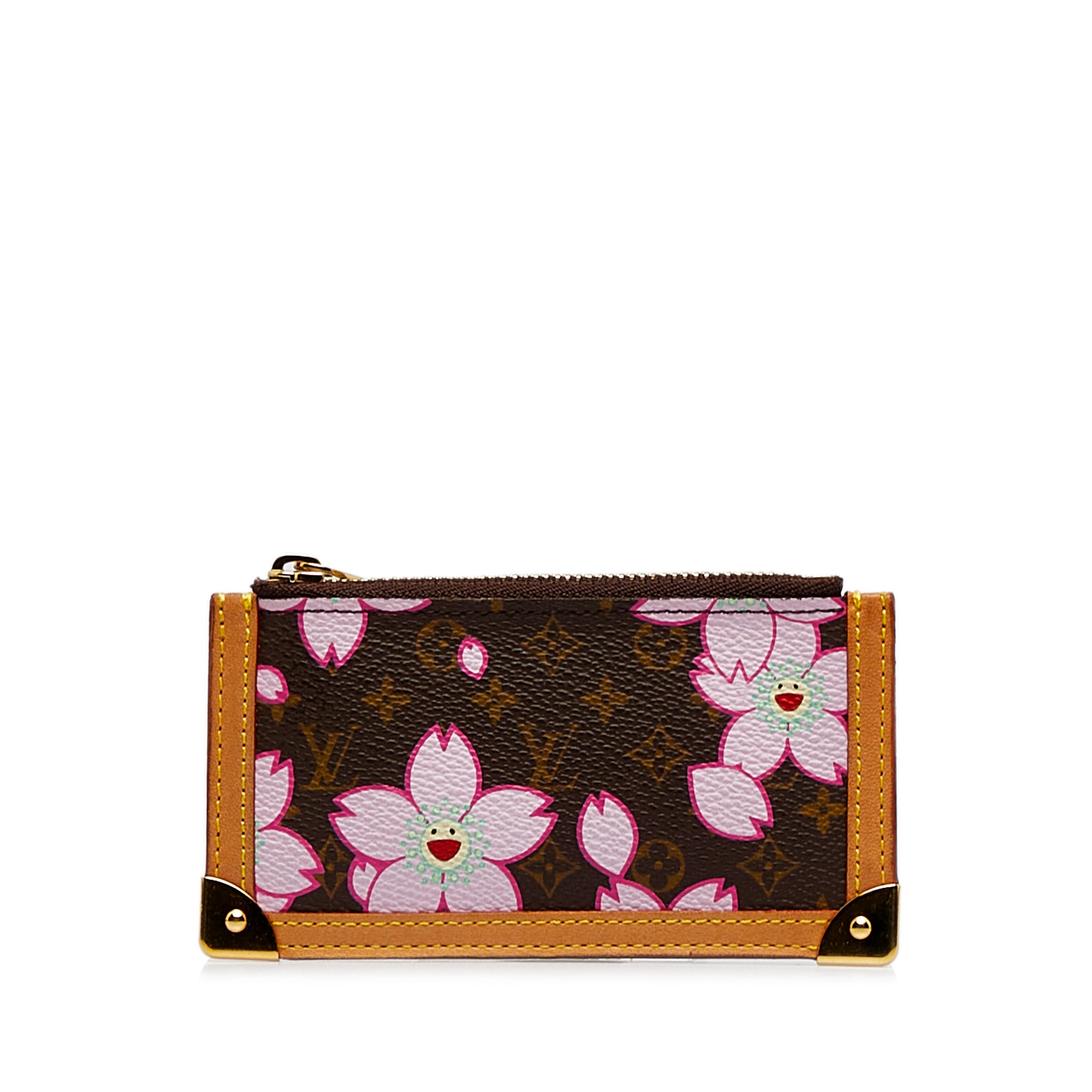 Louis Vuitton Cherry Blossom Monogram Long Wallet, Luxury, Bags