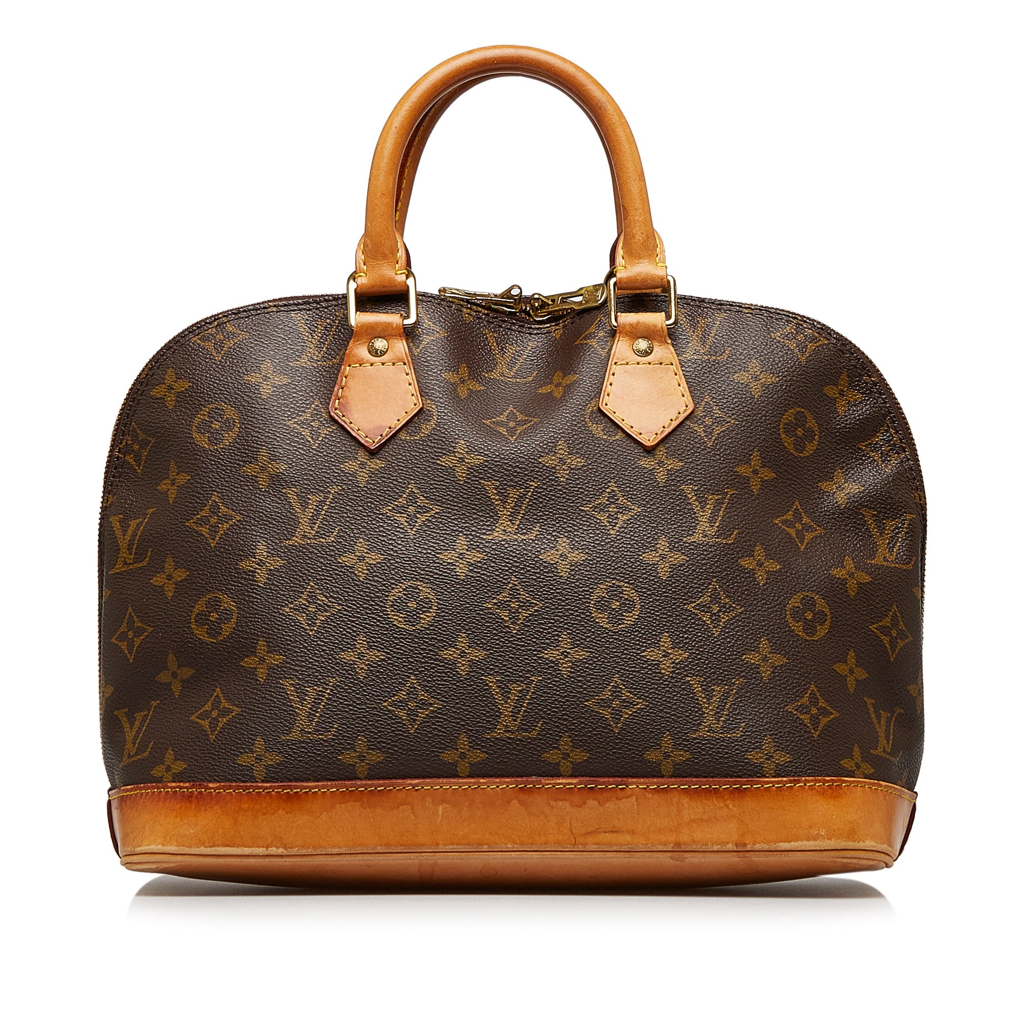 Louis Vuitton Monogram Alma Bag MM Brown