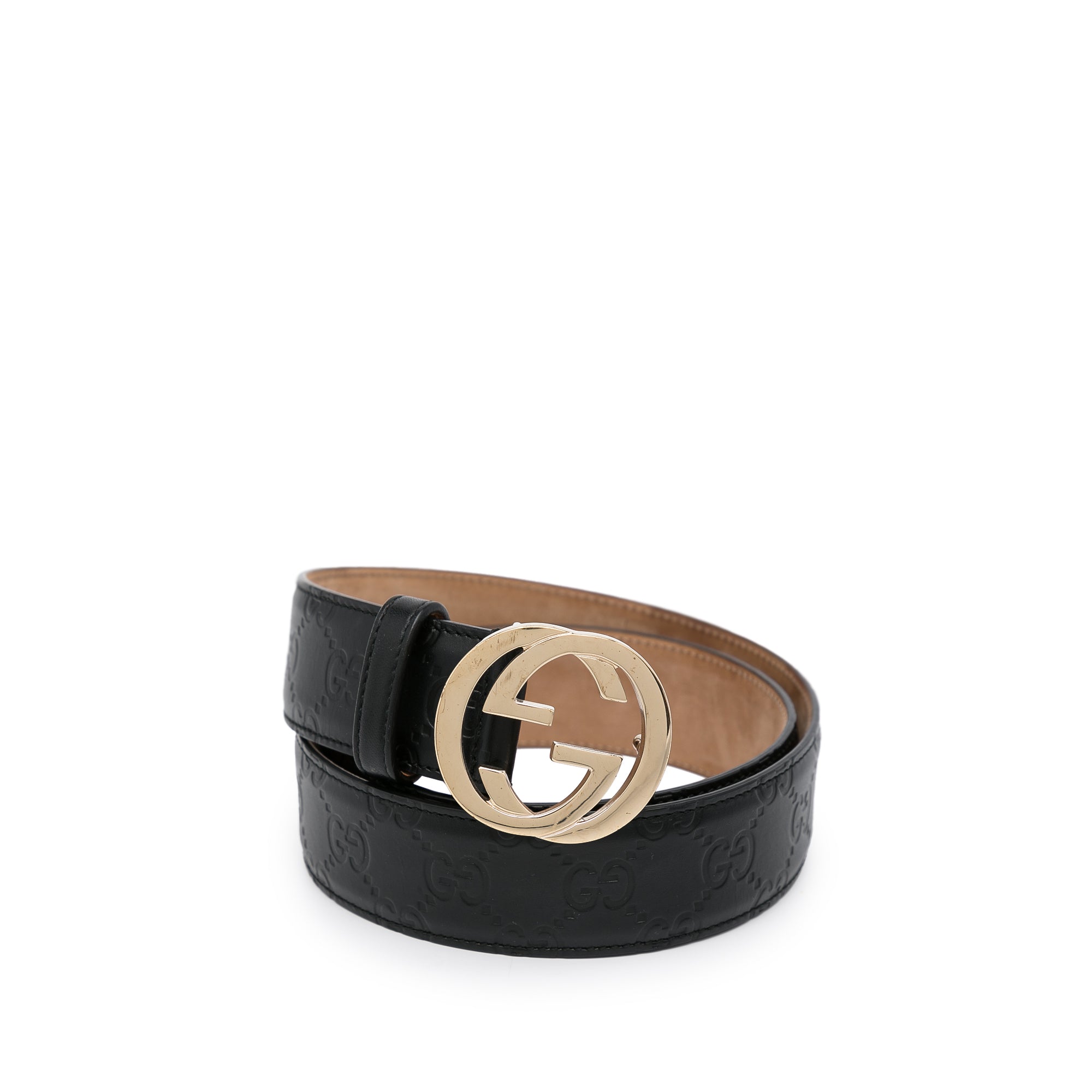 Gucci Guccissima Interlocking G belt – Luxmary Handbags