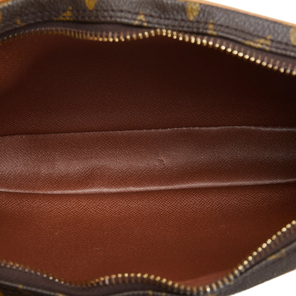 Louis Vuitton - Authenticated Clutch Bag - Leather Brown Plain for Women, Good Condition