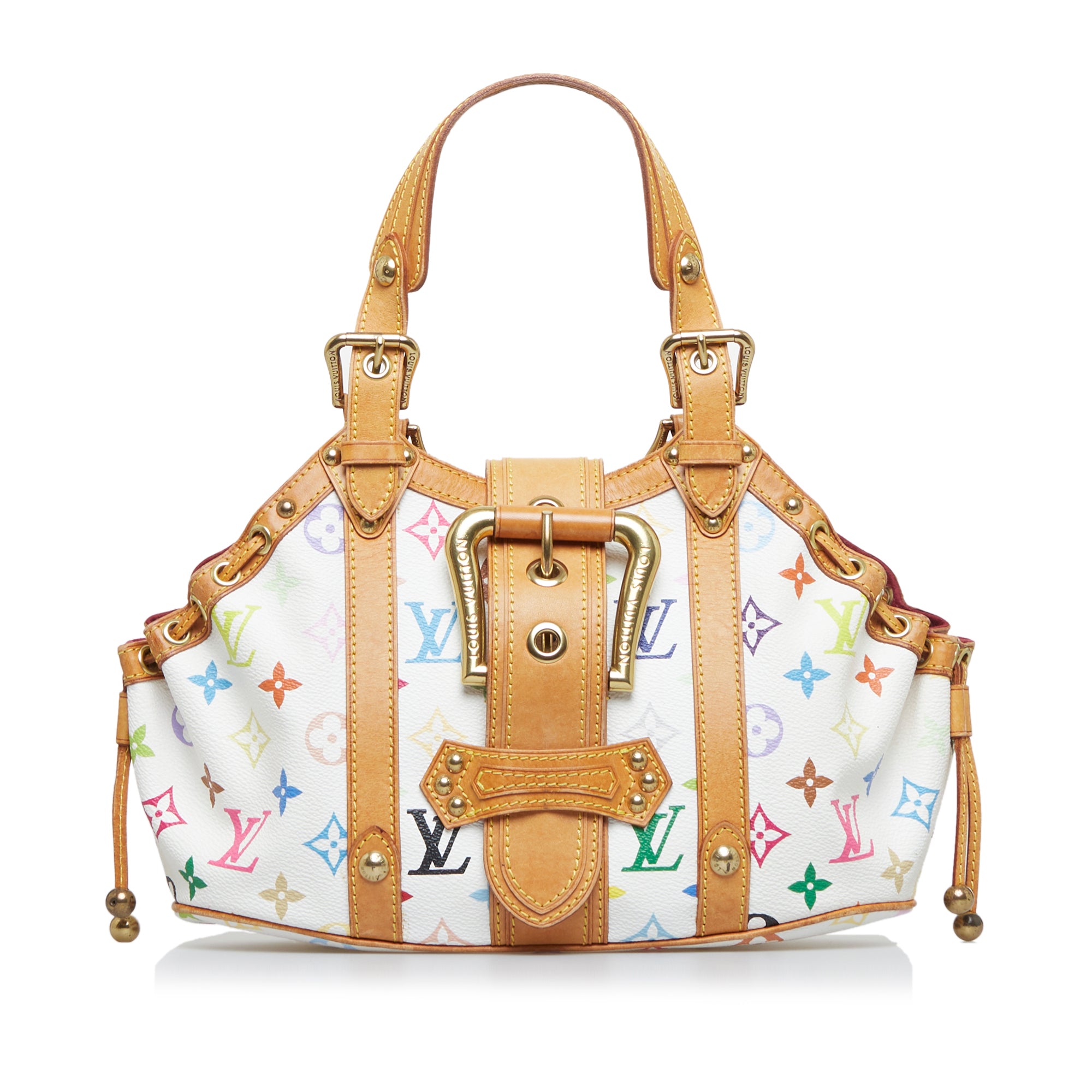 Pre-owned Louis Vuitton Synthetic Fibers Handbag In Multicolor