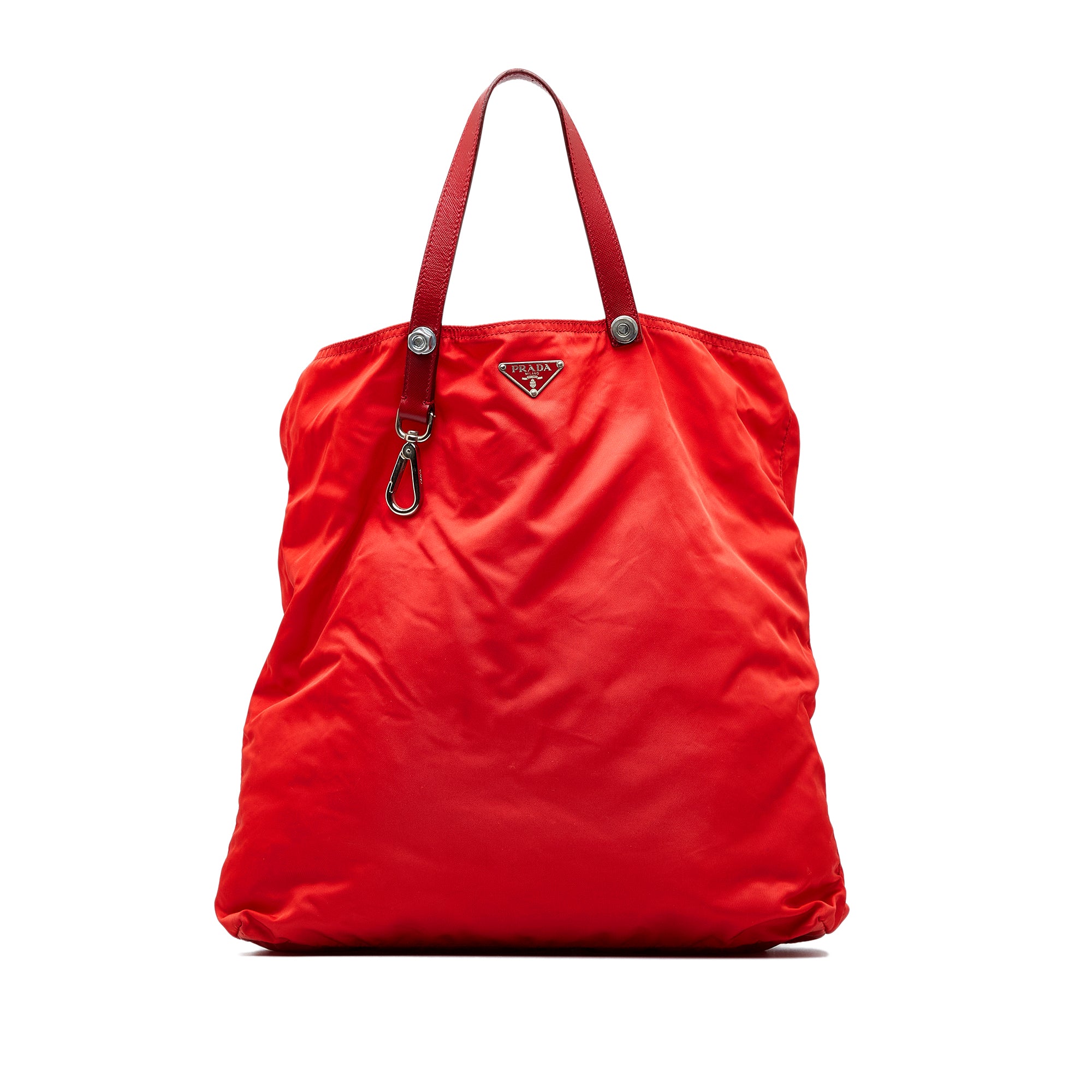 Prada Vintage - Patent Leather Satchel Bag - Red - Leather Handbag