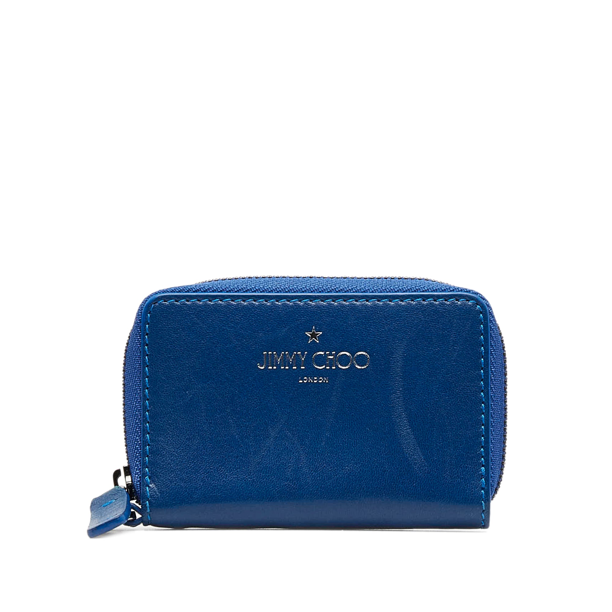 GUCCI Compact Bi-fold Wallet Bill Holder Guccissima Leather Navy Dark Blue