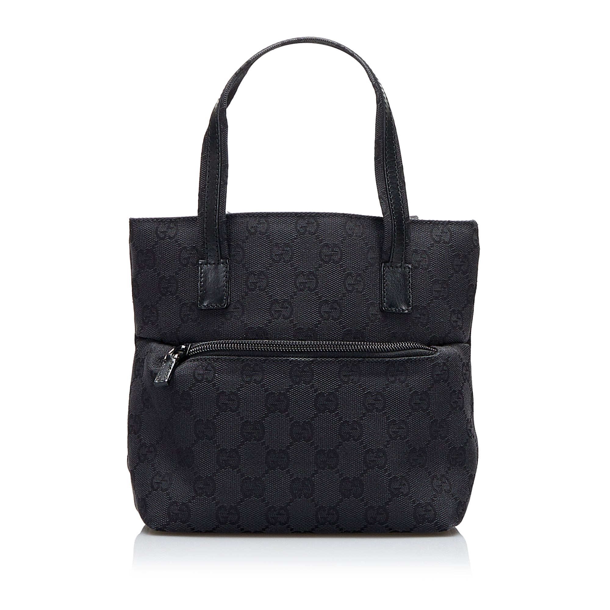 Black Gucci GG Canvas Handbag – Designer Revival