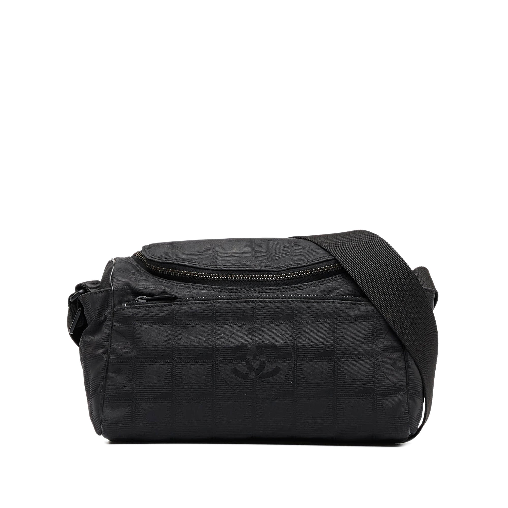 Chanel Black Quilted Nylon Laptop Case 15 Chanel