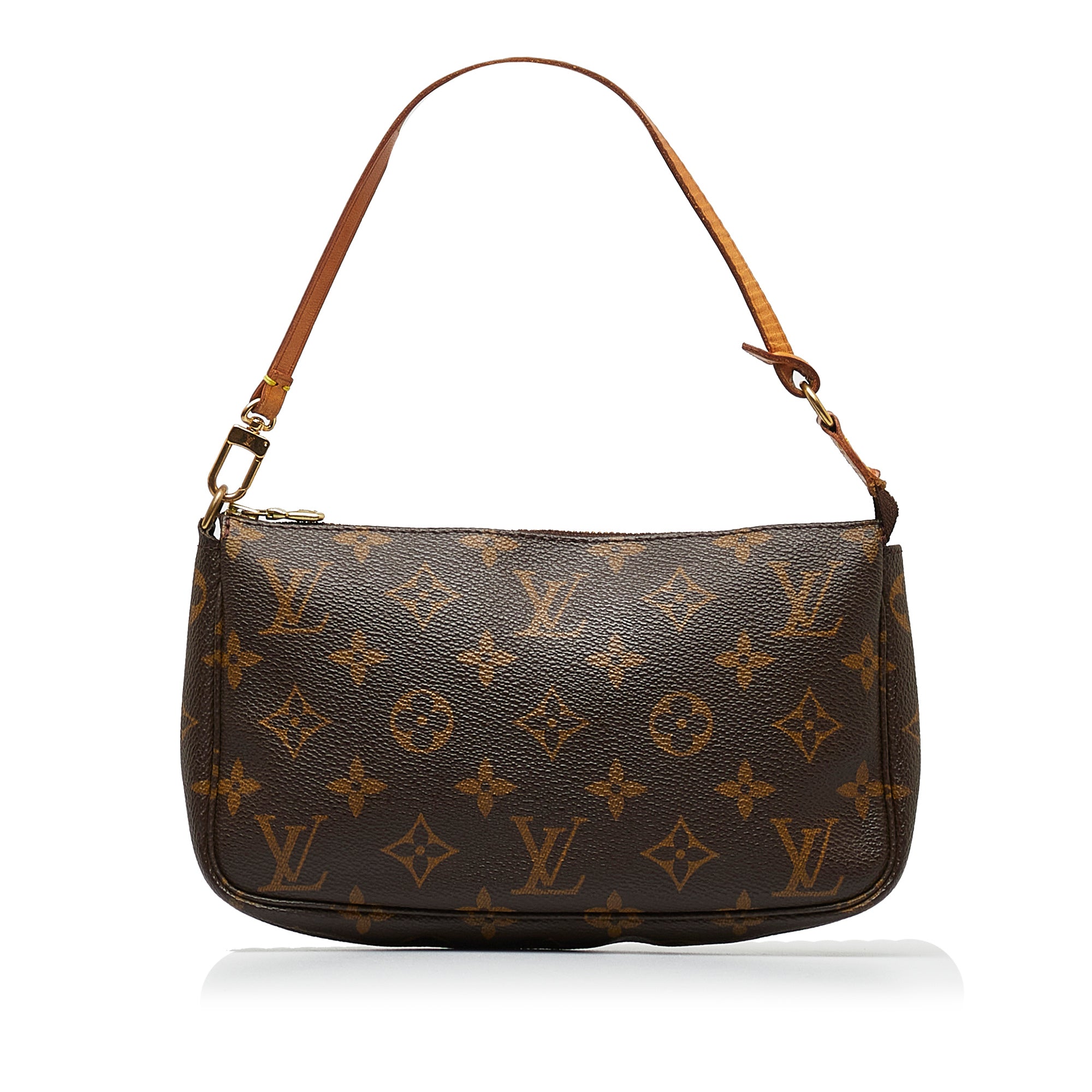 Louis Vuitton Classic Monogram Canvas Pochette Shoulder Bag