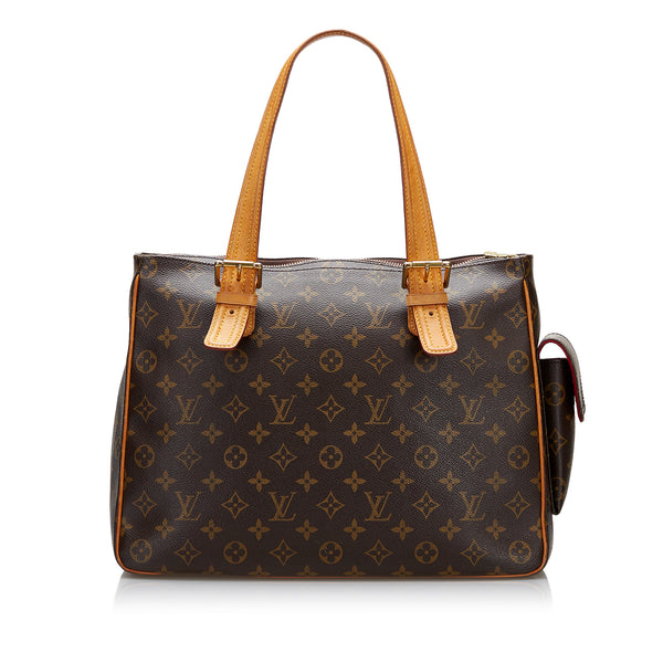 bolso bandolera louis vuitton multi pochette accessoires en lona monogram  marron y cuero natural, Cra-wallonieShops Revival