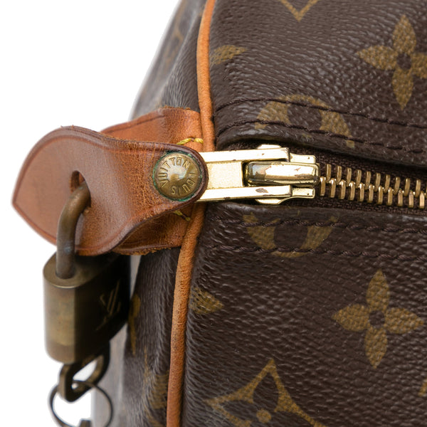 Louis Vuitton Monogram Vintage Speedy Bag 30 Brown