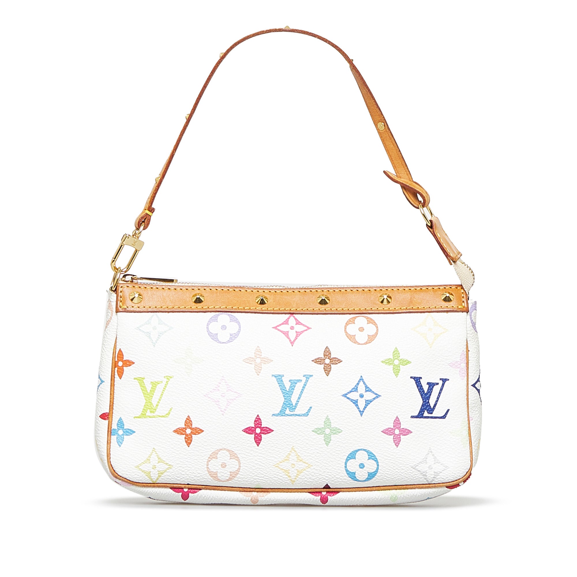 White Multicolor Louis Vuitton Bag