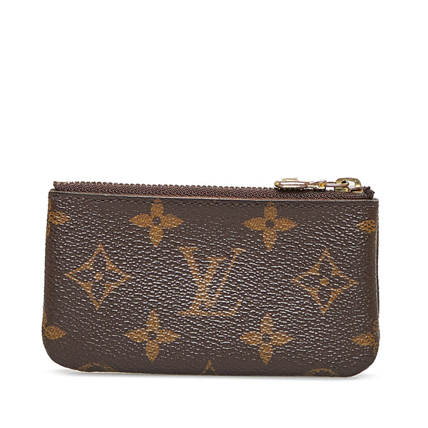 Louis Vuitton, Bags, Authentic Louis Vuitton Monogram Key Cles Zippered Coin  Pouch Holder