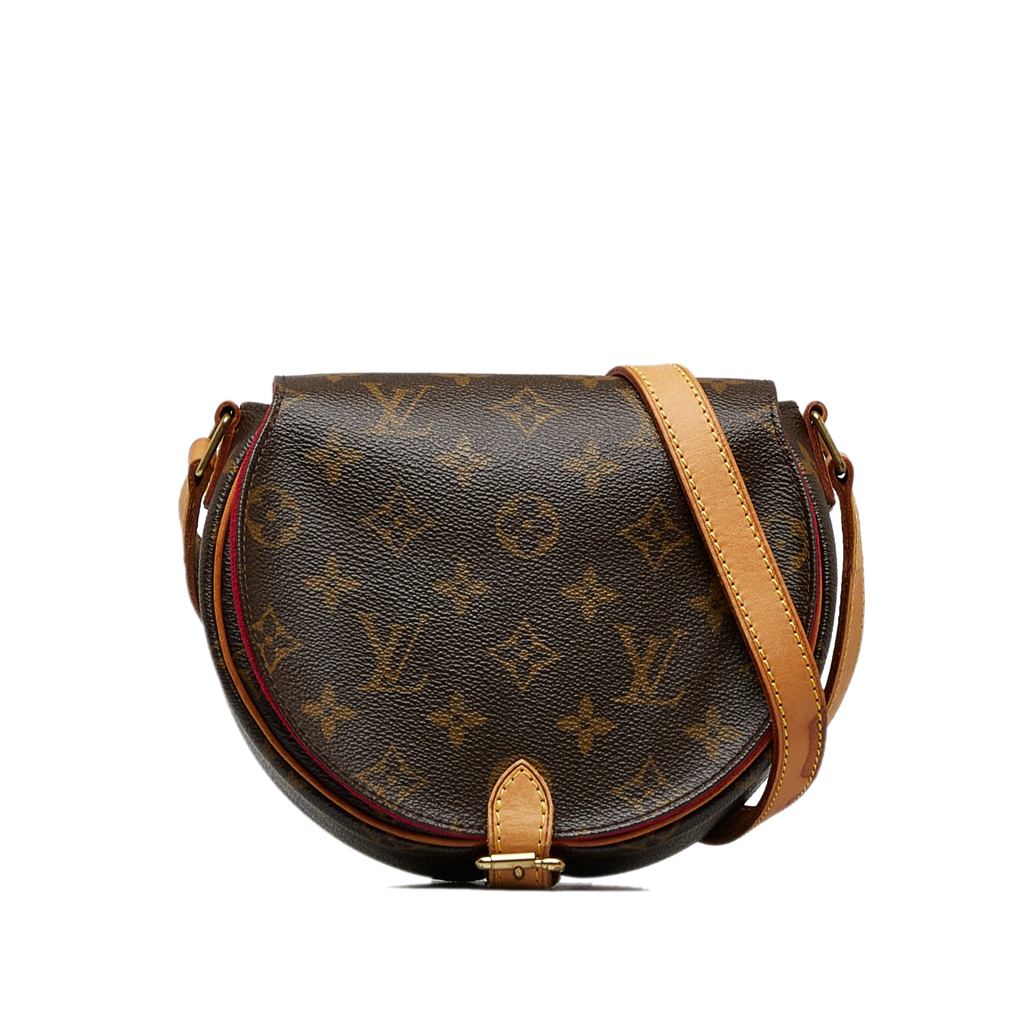 Auth Louis Vuitton Tambourine Brown Monogram Canvas Classic Women's  Shoulder Bag