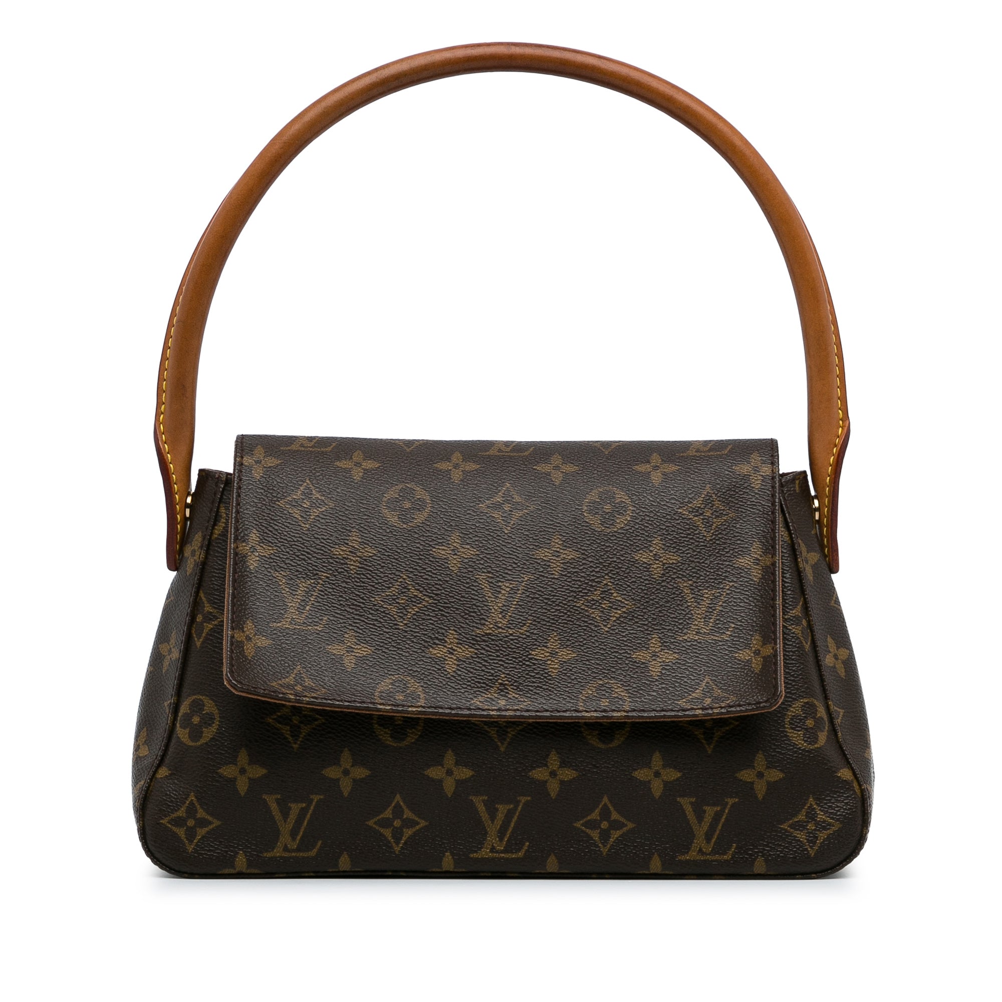 Brown Louis Vuitton Monogram Looping PM Baguette – Designer Revival