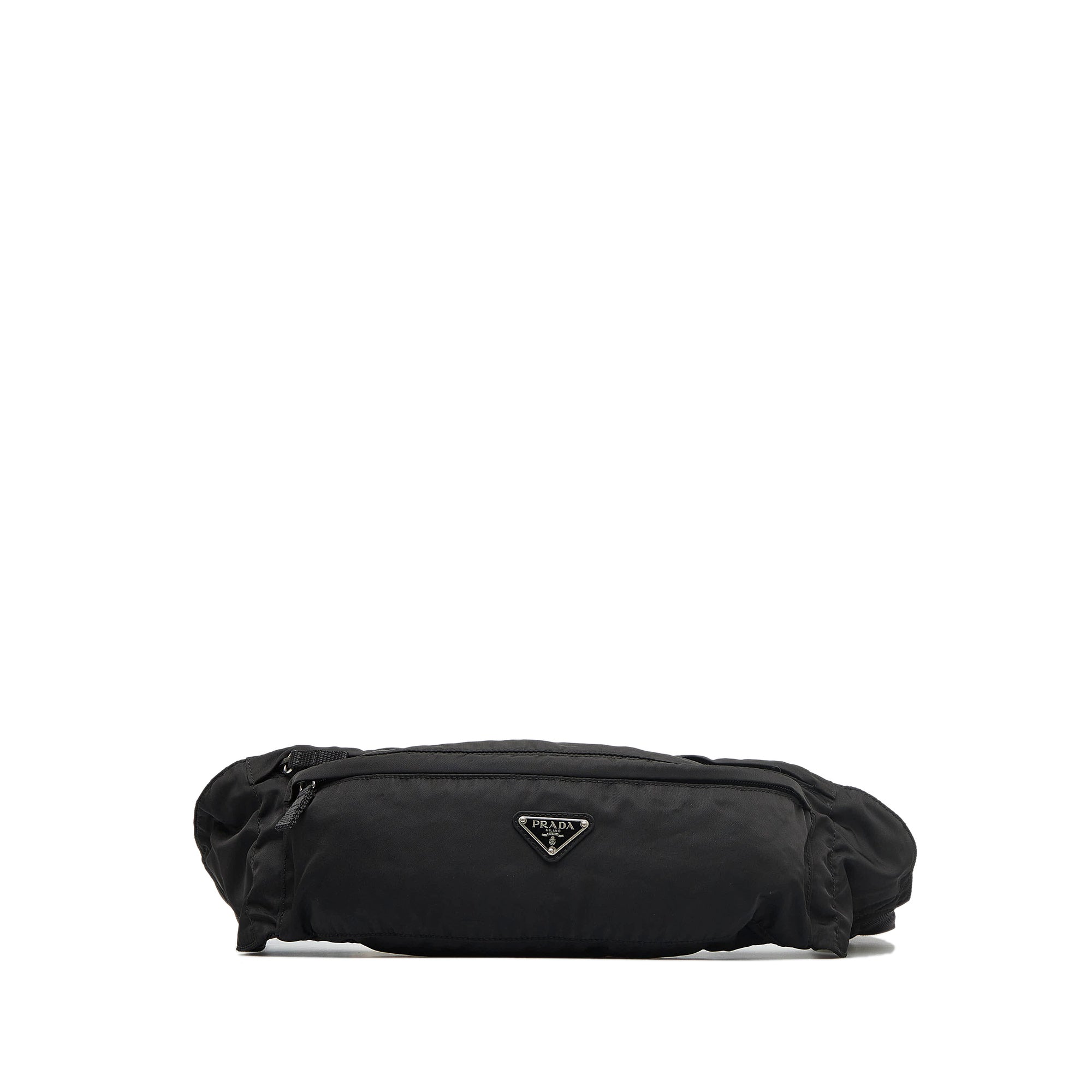 Black Prada Tessuto Belt Bag – Designer Revival