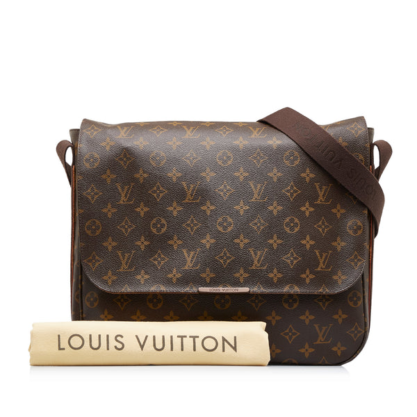 Louis Vuitton Beaubourg shoulder bag monogram canvas and black leather
