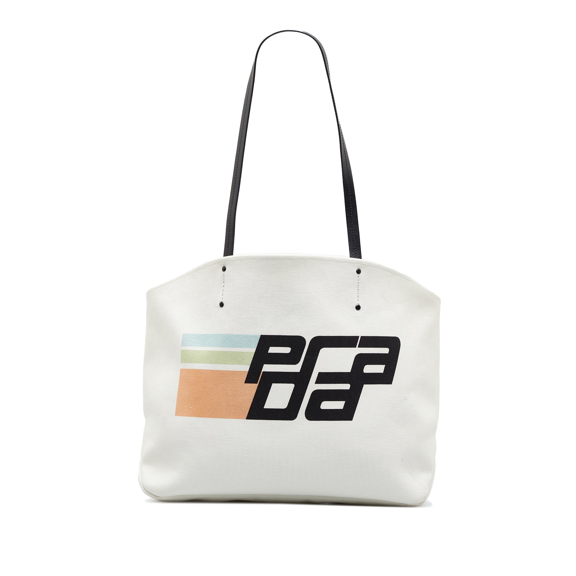 Prada White Canvas Canapa Logo Tote Bag Prada