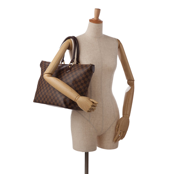 Brown Louis Vuitton Damier Ebene Saleya MM Tote Bag, Cra-wallonieShops  Revival