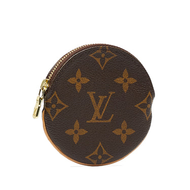 Louis Vuitton Denim Monogram Canvas Coin Card Holder Wallet - Yoogi's Closet