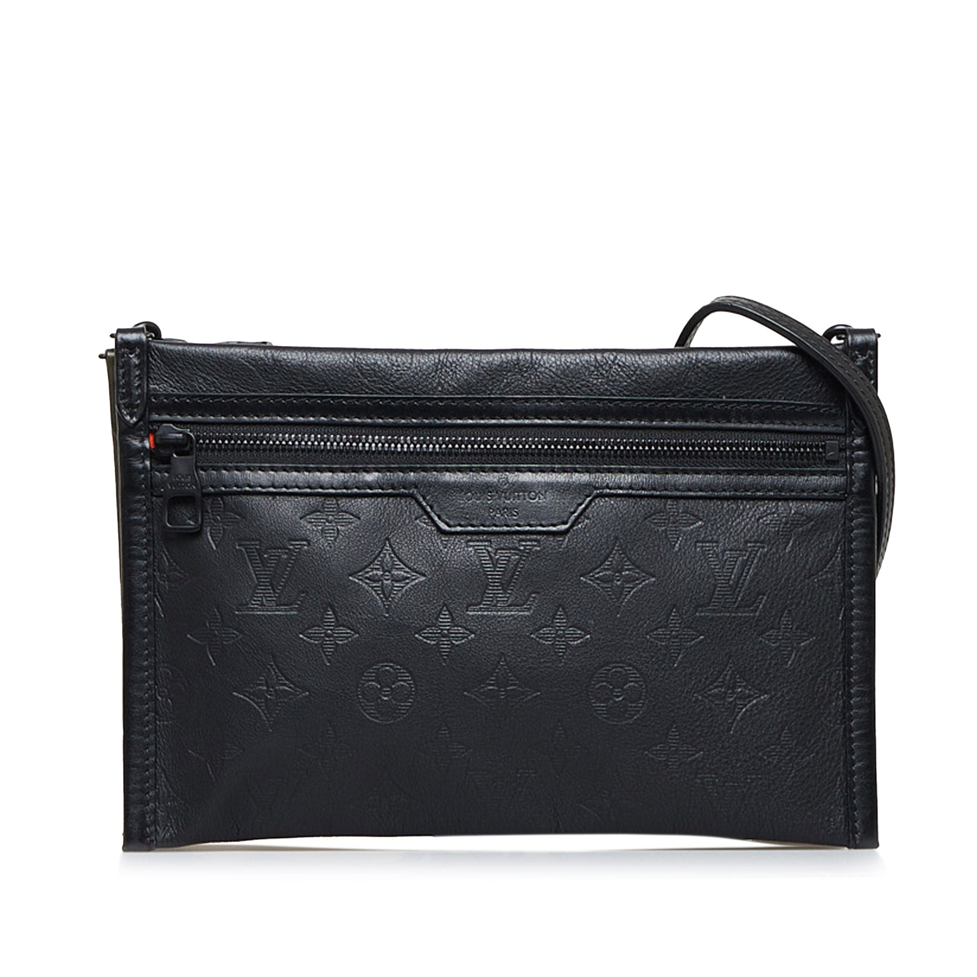 Louis Vuitton - Authenticated Sandal - Leather Black Plain for Men, Good Condition