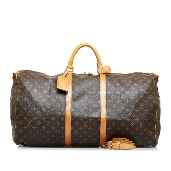 RvceShops Revival  Brown Louis Vuitton NIGO Keepall Bandouliere