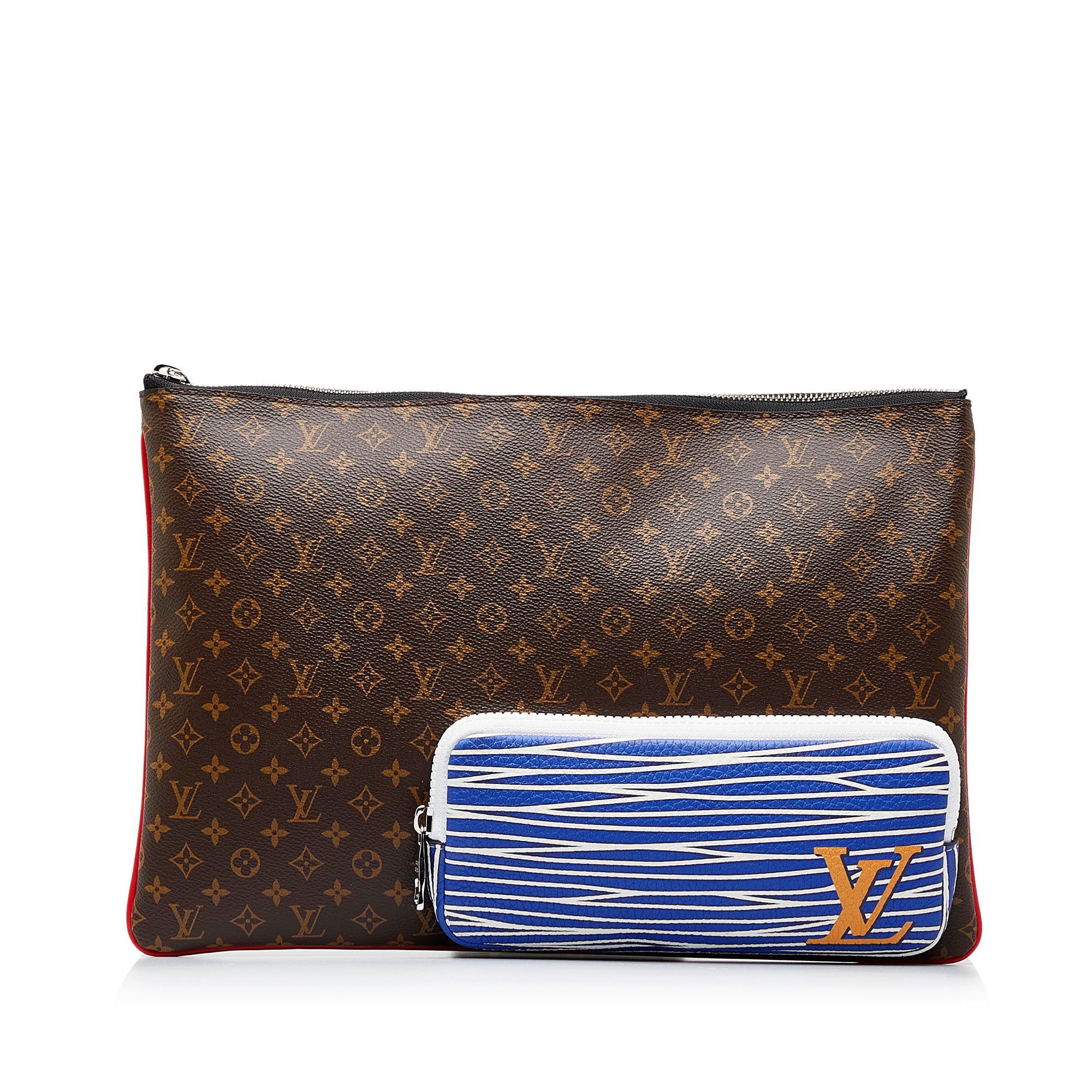 Louis Vuitton - Authenticated Spontini Handbag - Cloth Brown for Women, Very Good Condition