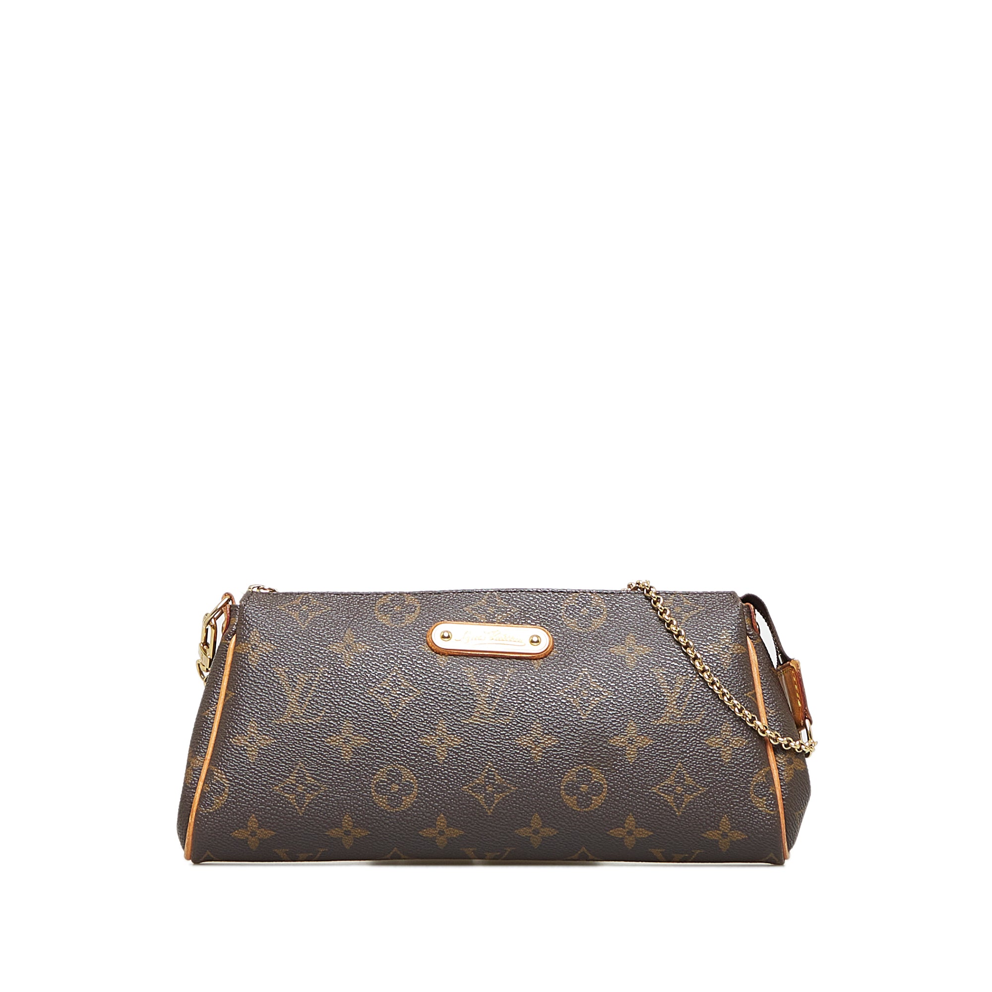 Louis+Vuitton+Drouot+Shoulder+Bag+Brown+Canvas+Monogram for sale online