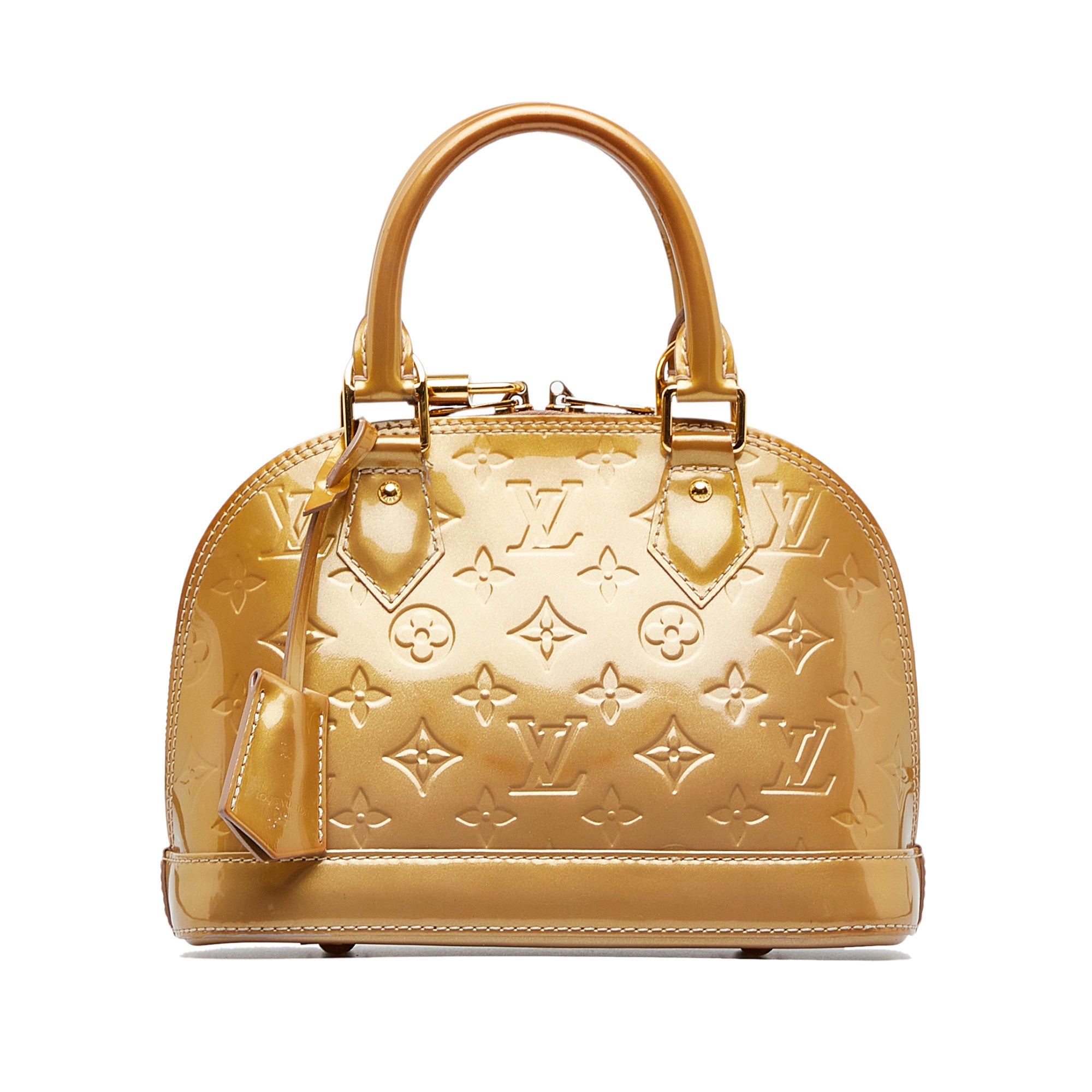 Louis Vuitton - Authenticated Alma Bb Handbag - Cloth Brown for Women, Never Worn