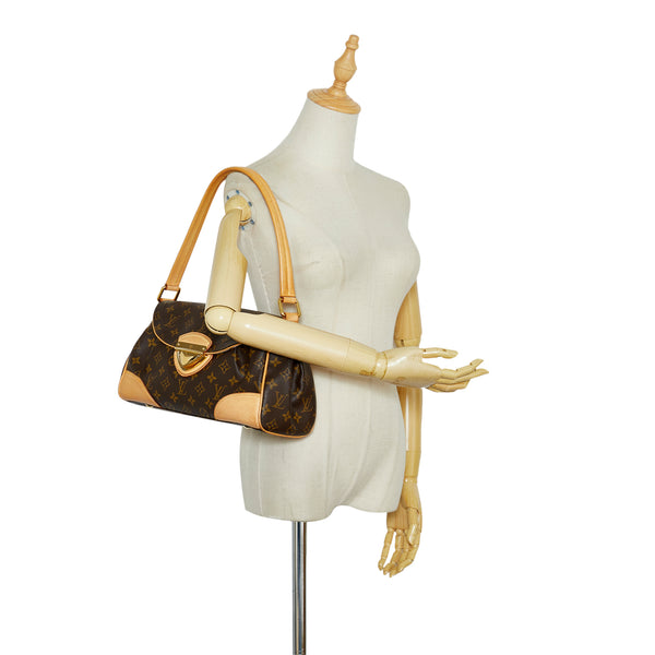 Louis Vuitton Beverly MM Monogram Canvas Shoulder Hand Bag For