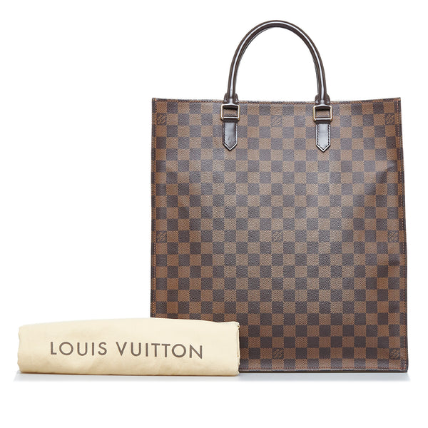 louis vuitton sac plat handbag in monogram canvas and natural leather, RvceShops Revival