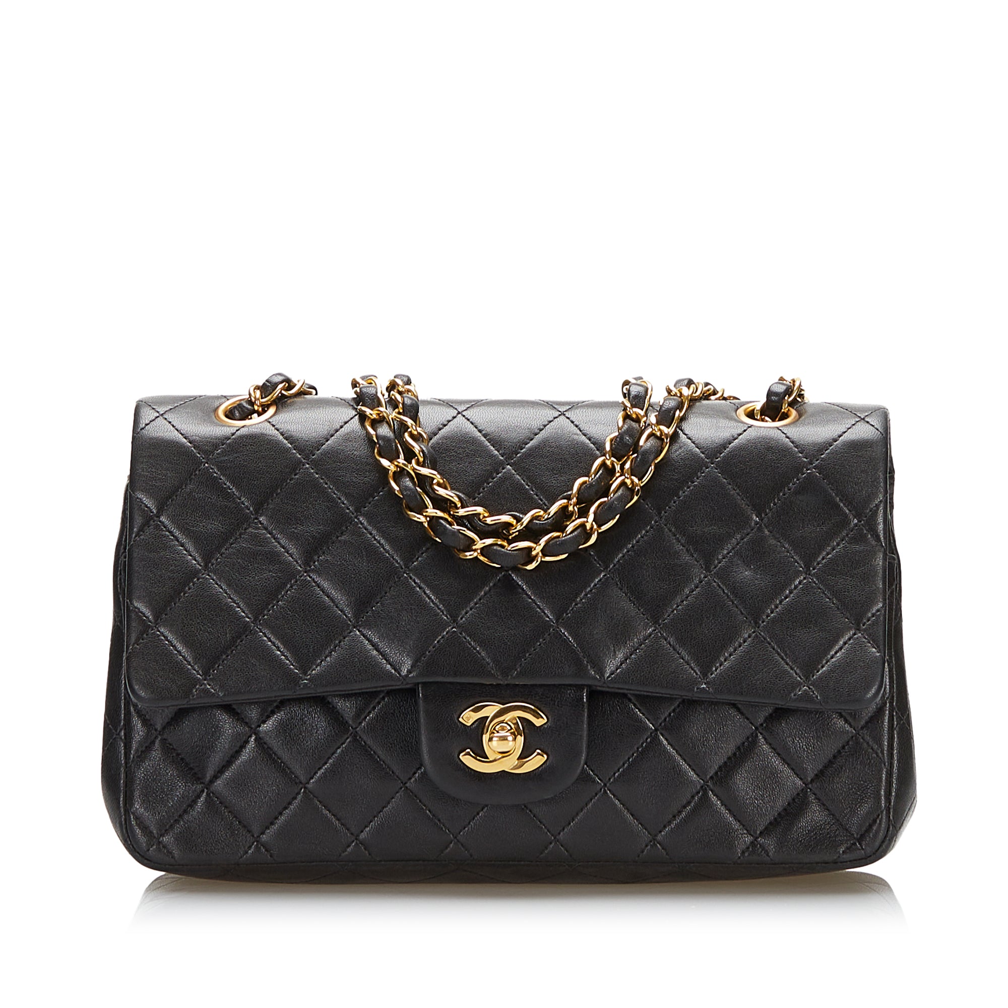 Chanel Quilted Lambskin Medium Double Flap Metallic With Silver Hardware -  Luxury In Reach