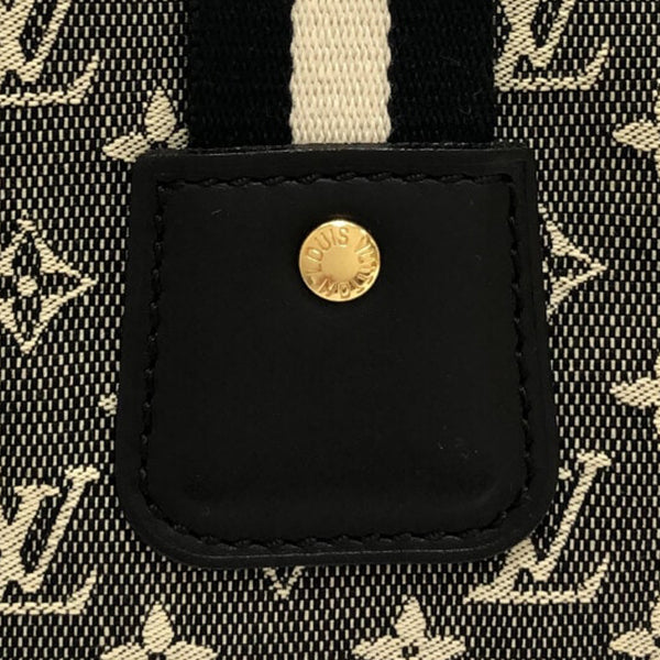 Louis Vuitton Black Leather And Two Tone Mini Lin Monogram Canvas