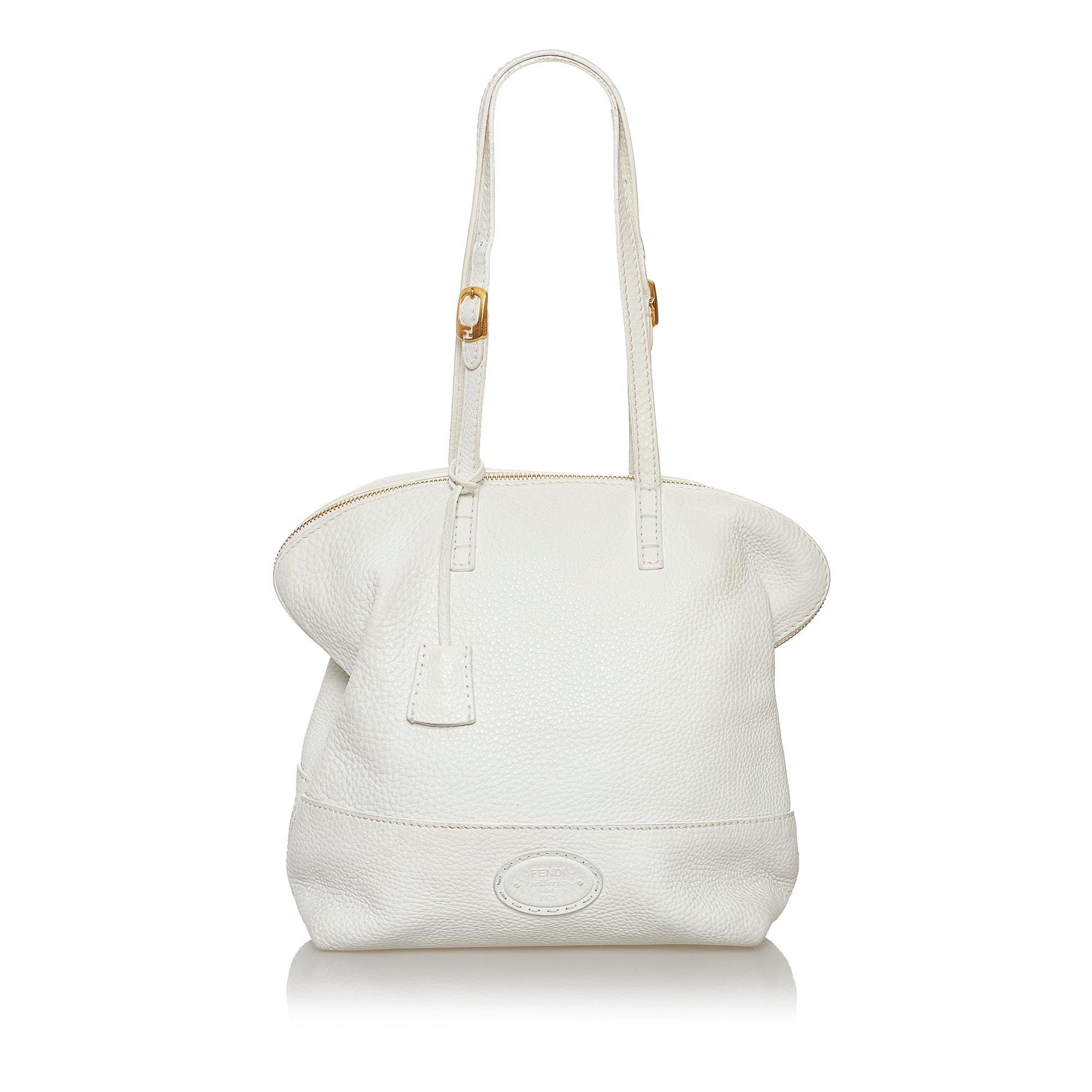 White The Row Pebbled Leather Crossbody – Designer Revival