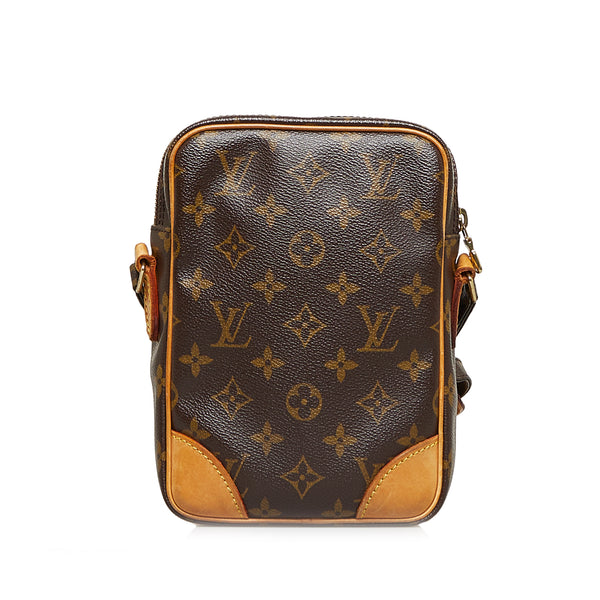 Louis Vuitton Danube Black Canvas Shoulder Bag (Pre-Owned)