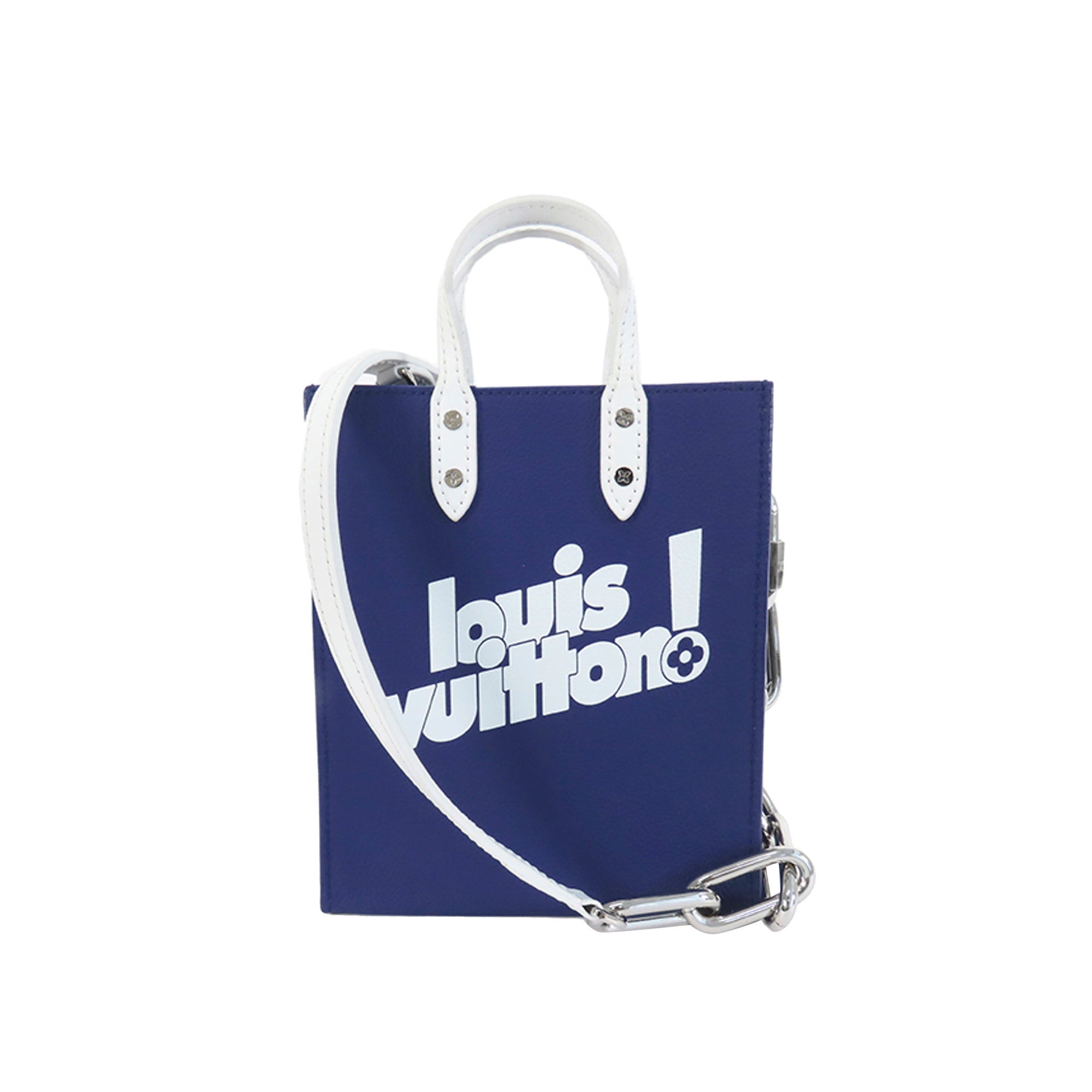 Louis Vuitton - Authenticated Twist Handbag - Leather Blue Plain for Women, Good Condition