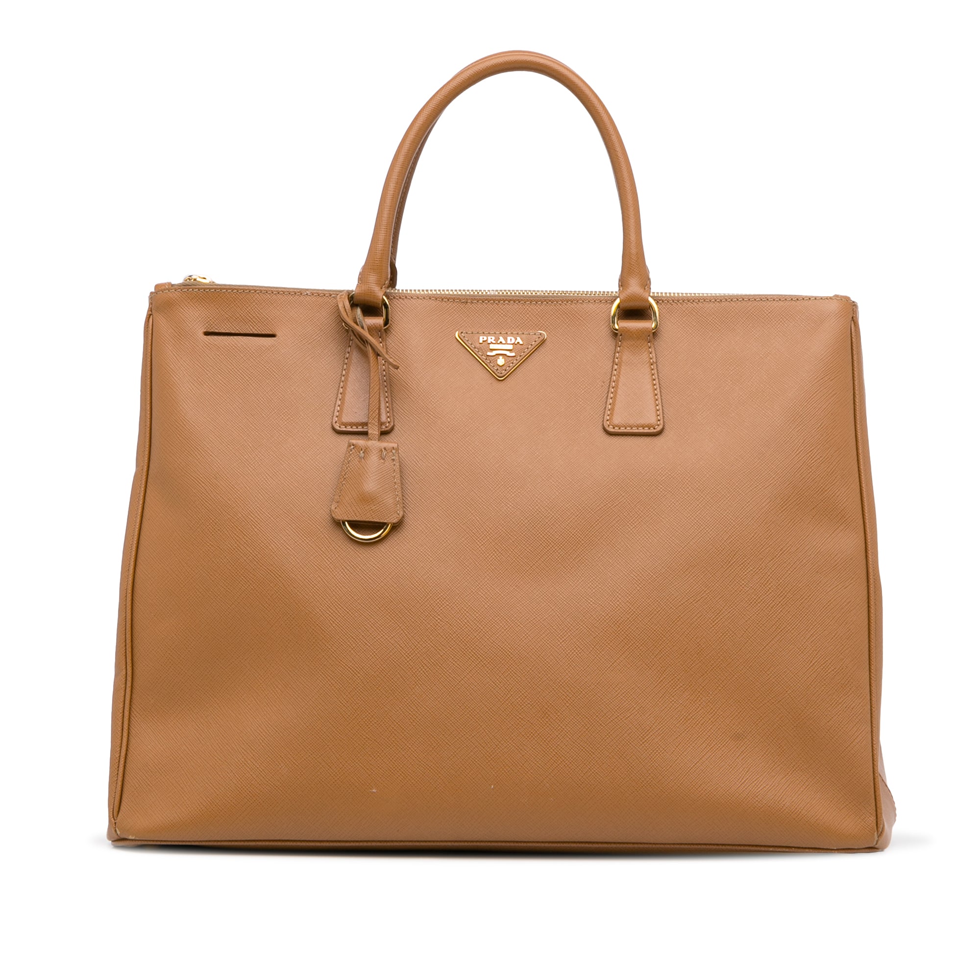 Prada, Bags, Prada Camel Color Top Handle Bag With Chain