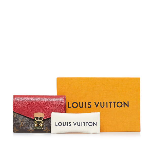 Louis Vuitton Cerise Monogram Canvas Pallas Compact Wallet Louis